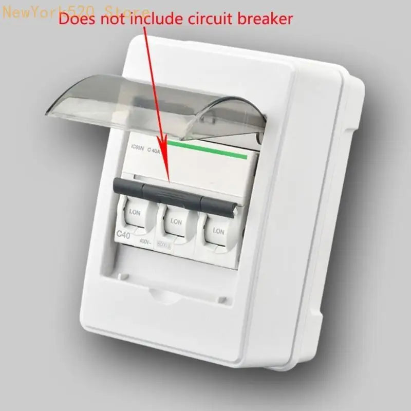 2–3 Way Indoor Electrical Junction Box with Clear Cover