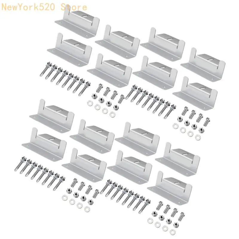 Adjustable Solar Panel Z Brackets Heavy Duty Corrosion Resistant
