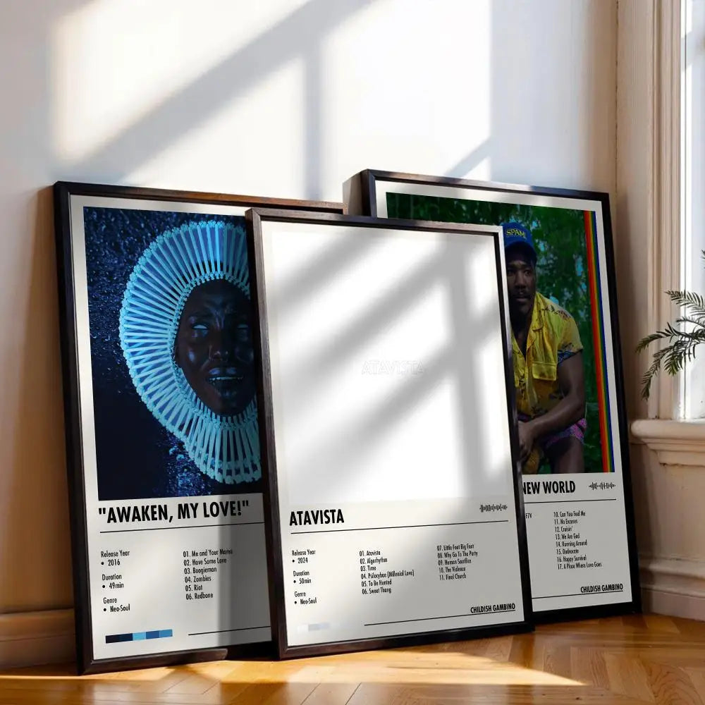 Childish Gambino Music Album Poster – Canvas Wall Art Print