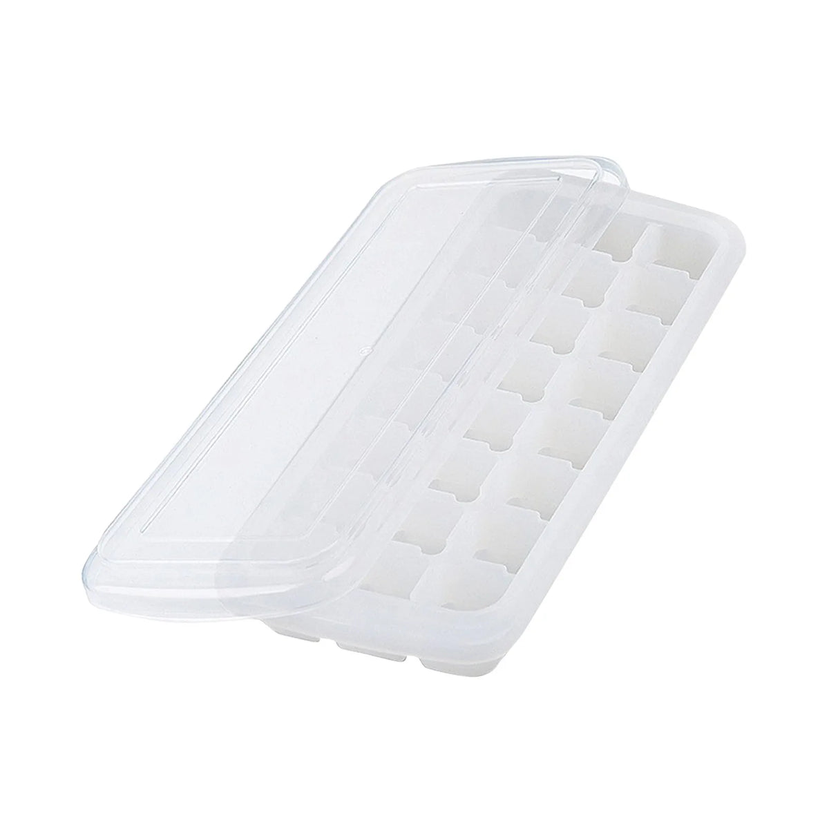 Silicone Ice Cube Tray with Lid – 24 Cubes Easy-Release Mold