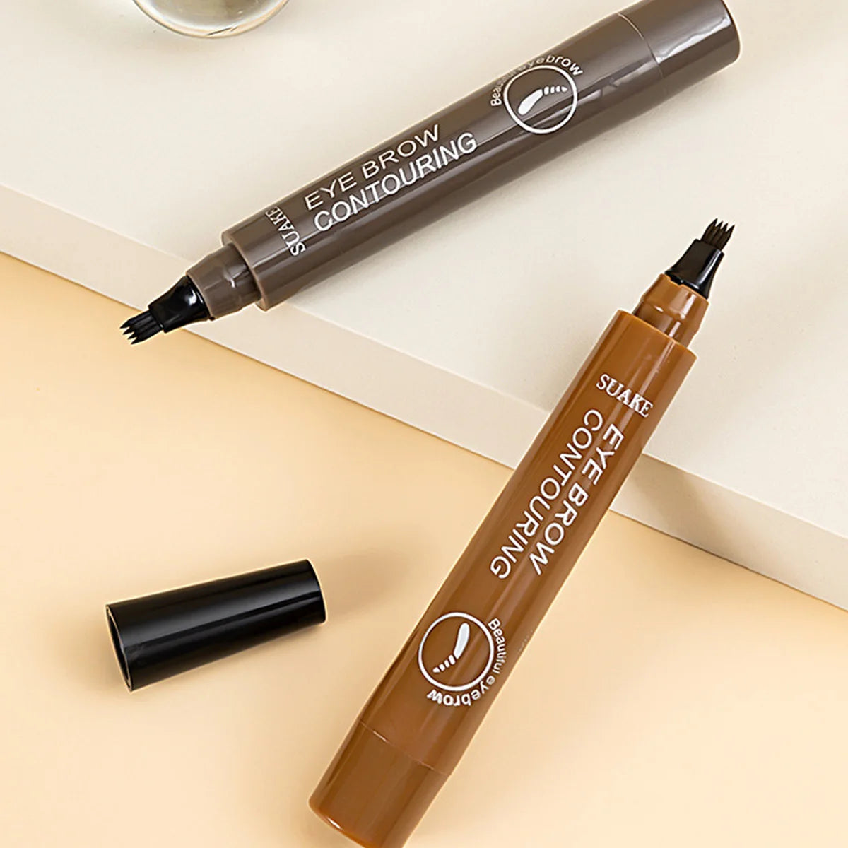 OREADEX 4-Head Liquid Eyebrow Pencil – Waterproof & Long-Lasting