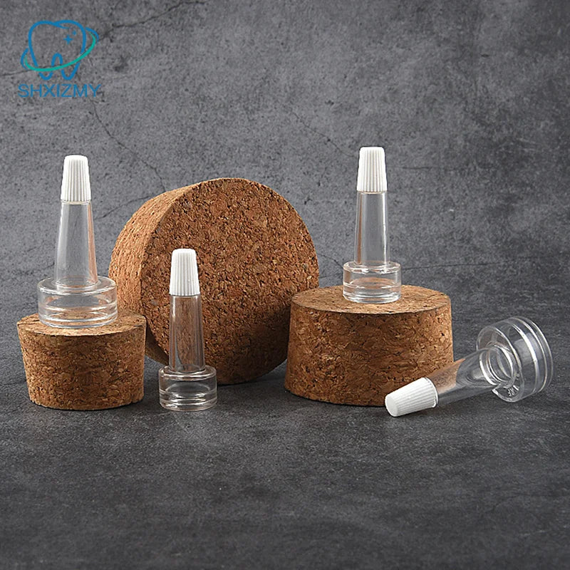 10-Pack Mini Refillable Powder Filling Bottles with Cap