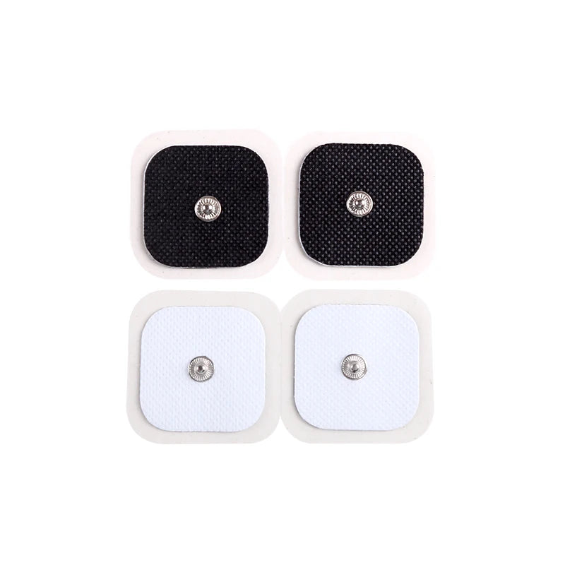 TENS Electrode Pads 4x4cm Reusable Self-Adhesive Gel 10 Pack
