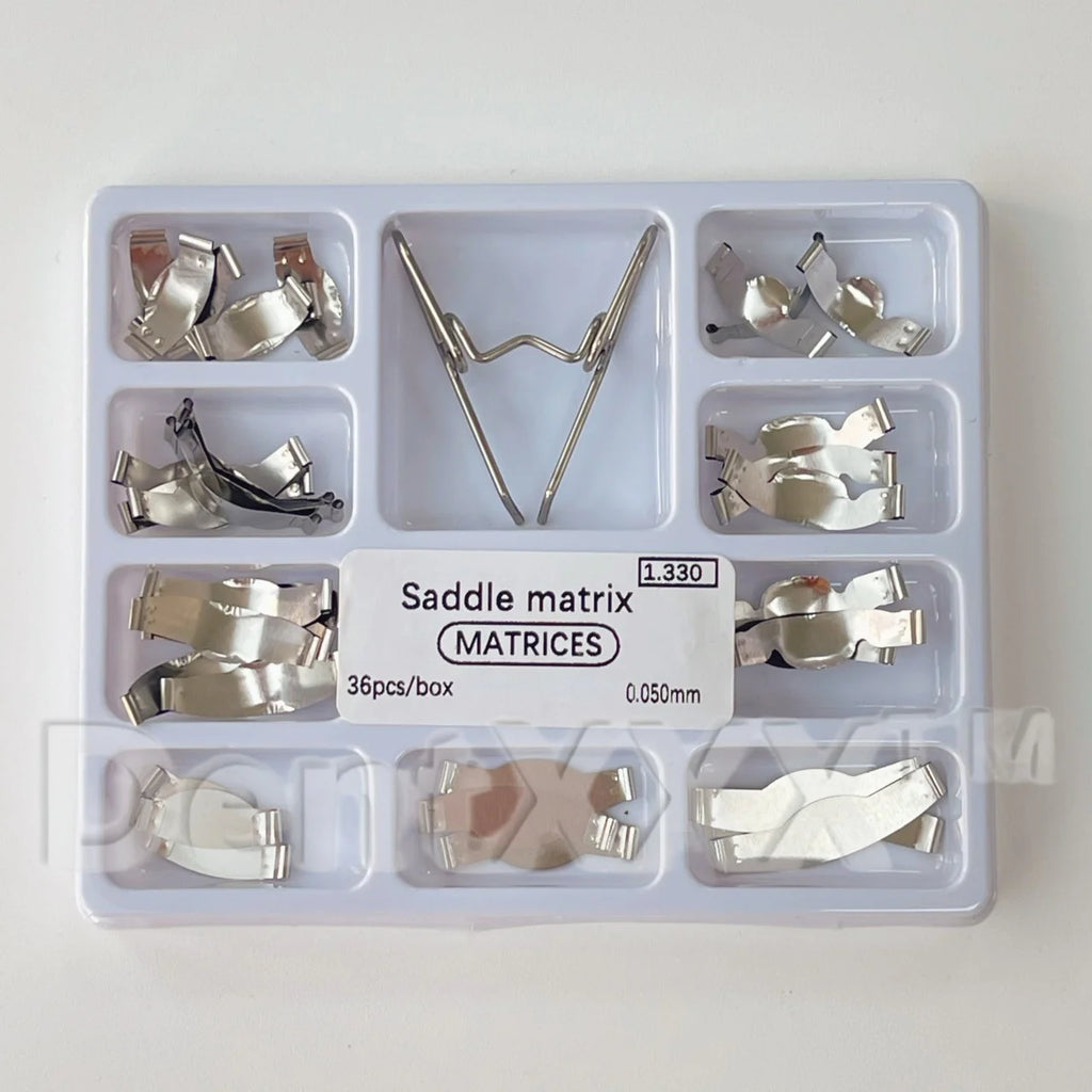 36Pcs Sectional Matrix System – Steel Bands & Separating Rings