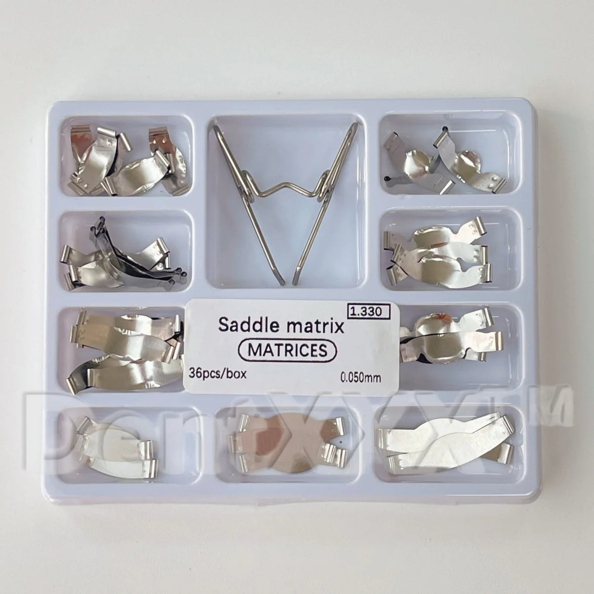 36Pcs Sectional Matrix System – Steel Bands & Separating Rings