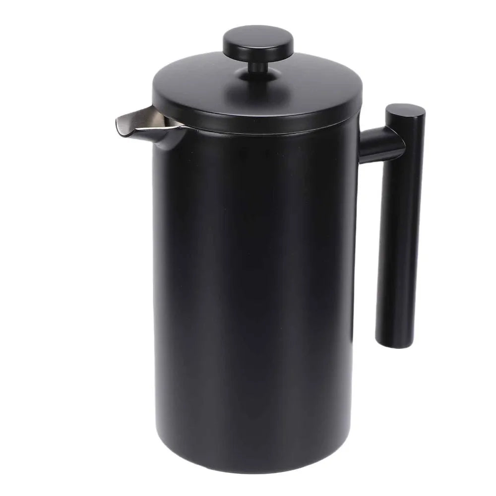 350ml Stainless Steel French Press – Double Wall Insulated Coffee Maker