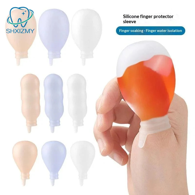 Waterproof Silicone Finger & Toe Nail Covers – Reusable Sleeves