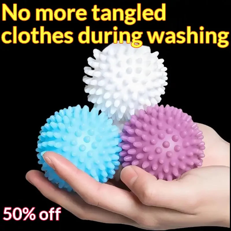 Reusable Laundry Dryer Balls – Anti-Tangle Fabric Softener 4/8 Pack