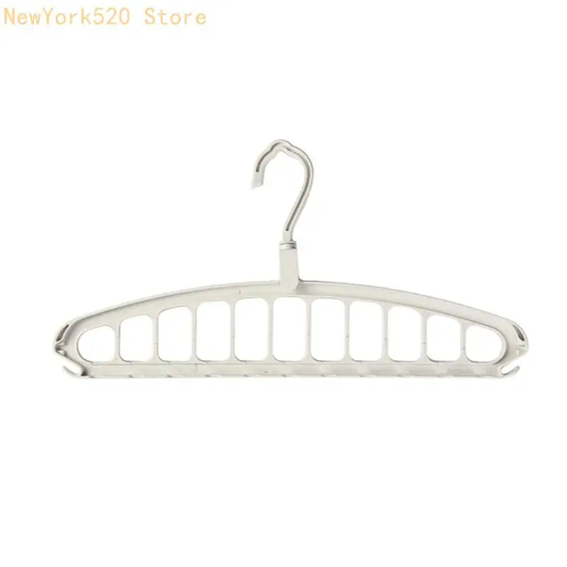 11-Slot Heavy Duty Plastic Multi-Hanger – 3-Pack Space Saver