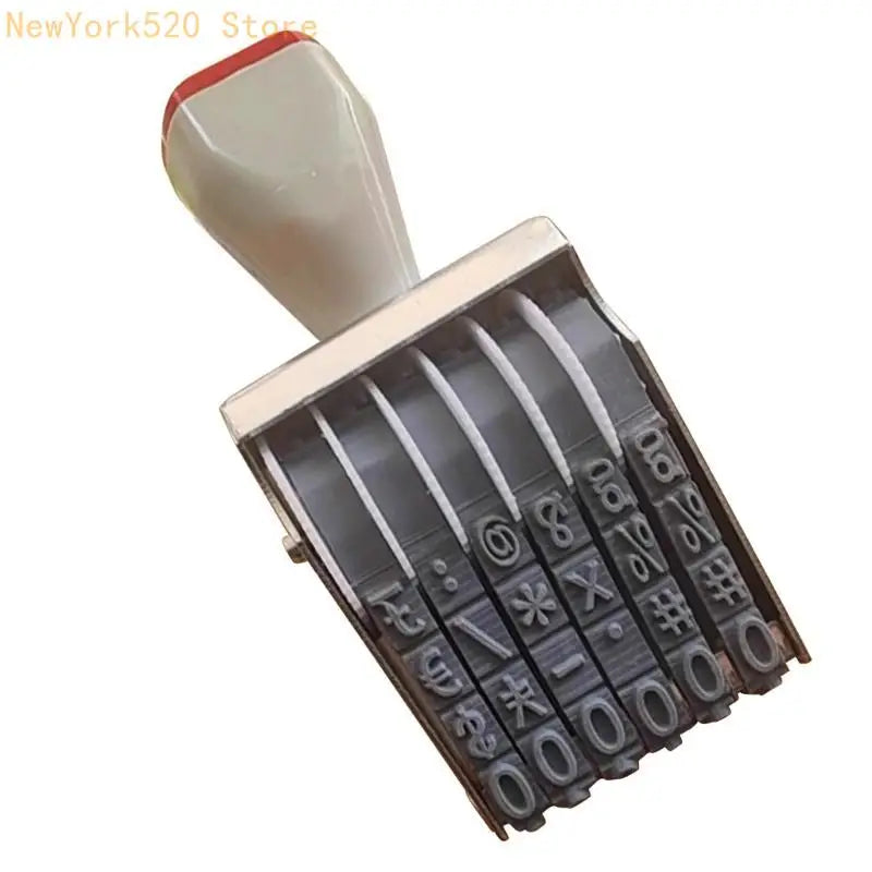 Adjustable 0-9 Rotating Number Stamp for Office & Business