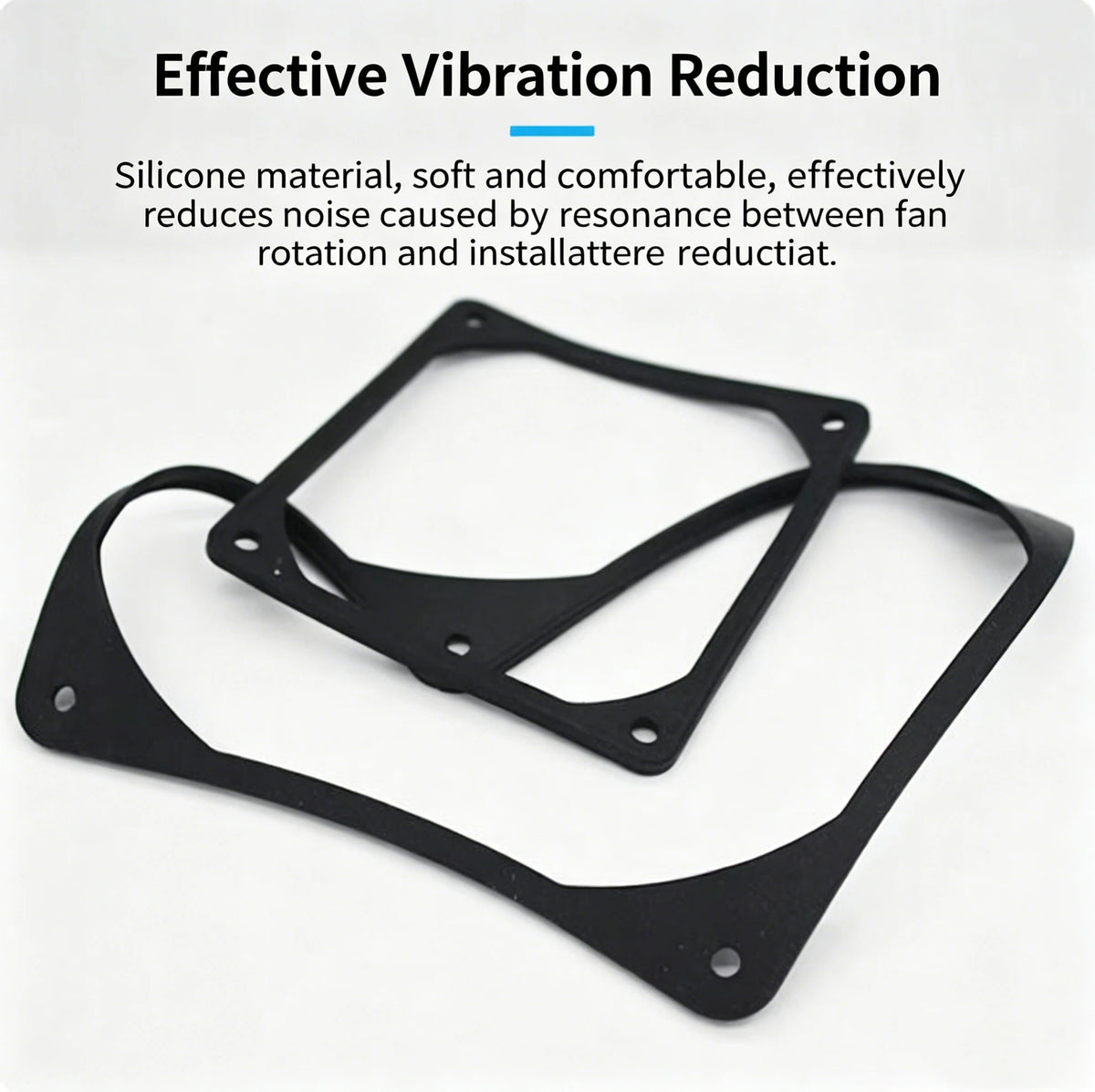 Silicone Fan Damping Pads 80 90 120 140mm Anti-Vibration