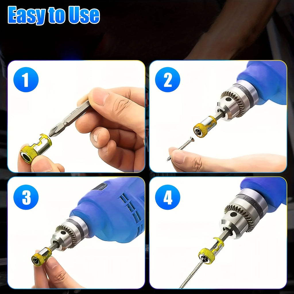 2-Pack Magnetic Phillips Screwdriver Bits – Extended Drill Bits