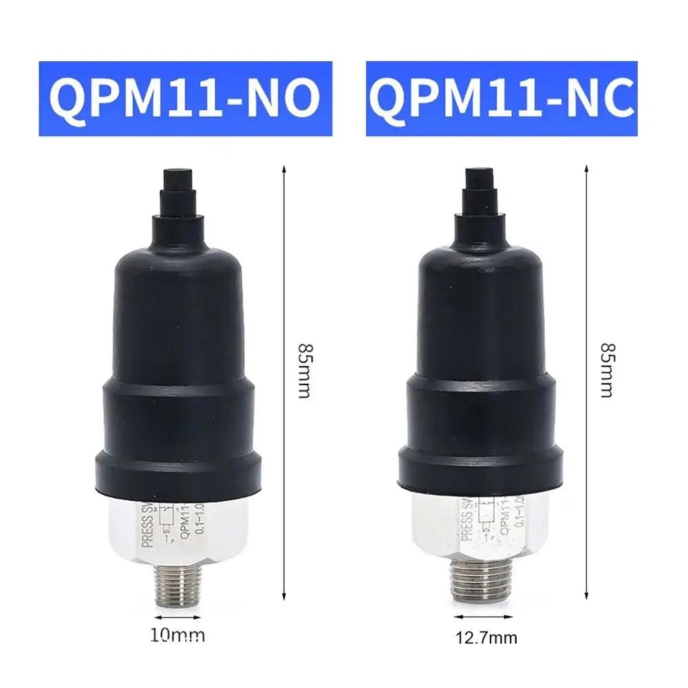 QPM11 Air Pressure Switch G1/8 G1/4 0.1–1MPa NO NC Adjustable