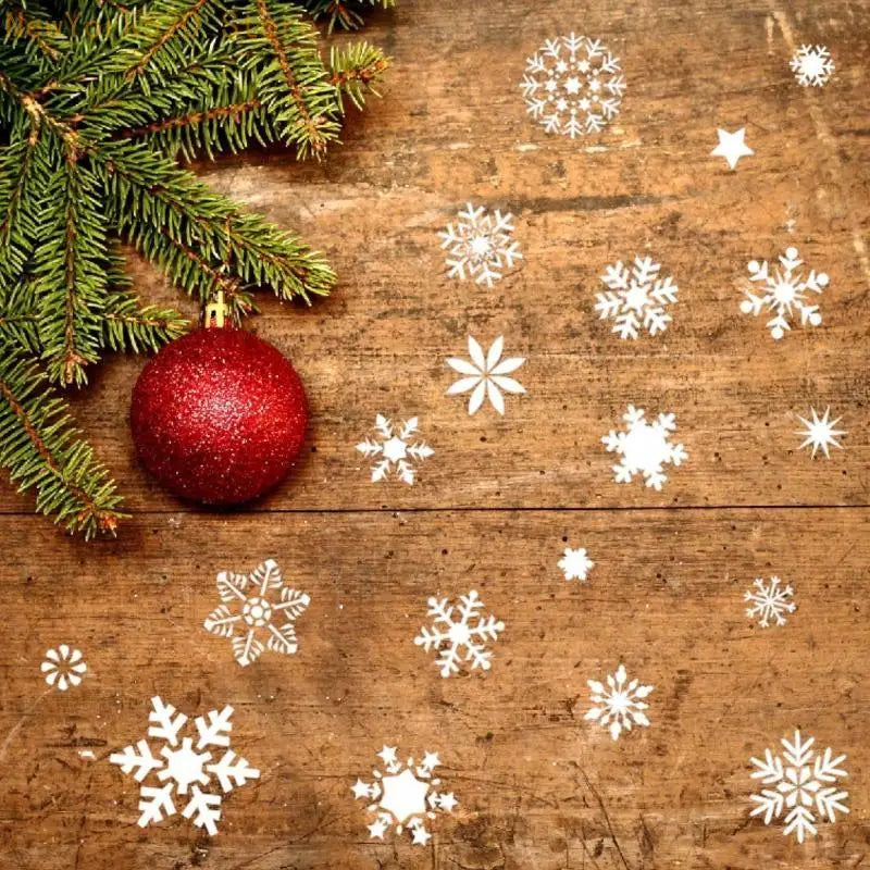 Christmas Snowflake Stencils Reusable PET Drawing Templates