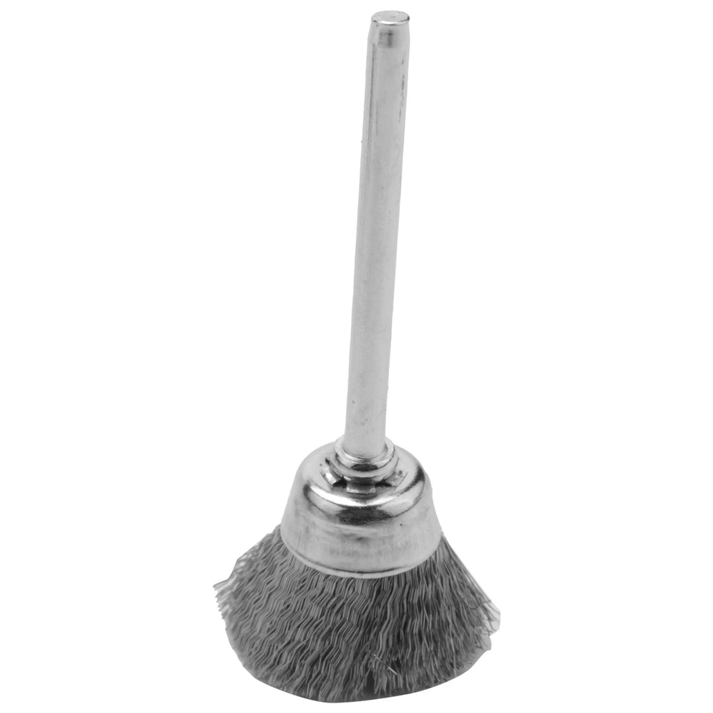 60-Pc 3mm Shank Steel Wire Rotary Brush Set for Drills