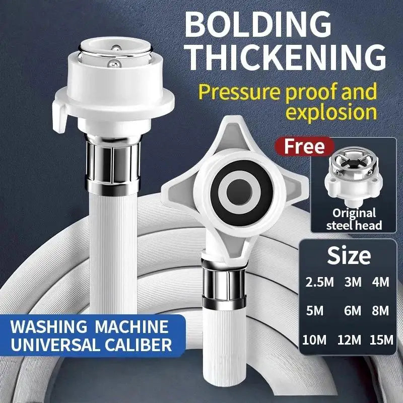 Washing Machine Inlet Hose 2.5M–4M Thickened PVC Universal