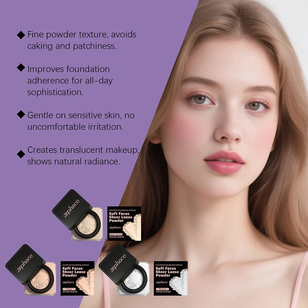 Misscheering Easy-Bake Loose Setting Powder – Matte Finish