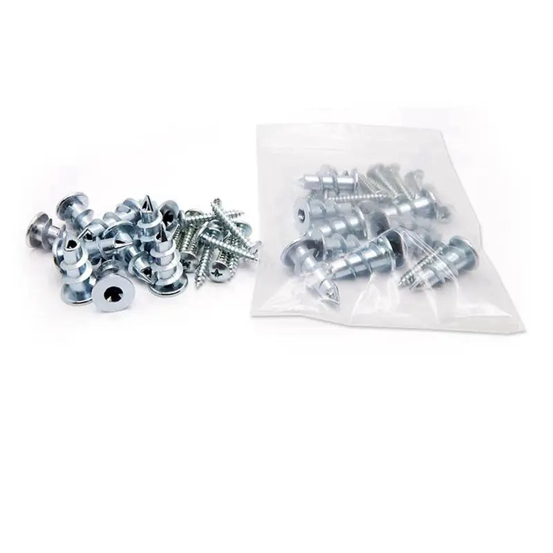 Zinc Self-Drilling Drywall Anchor Kit with Screws – 60 PCS