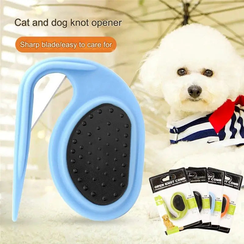 Pet Dematting Comb – Dog & Cat Hair Removal Grooming Tool