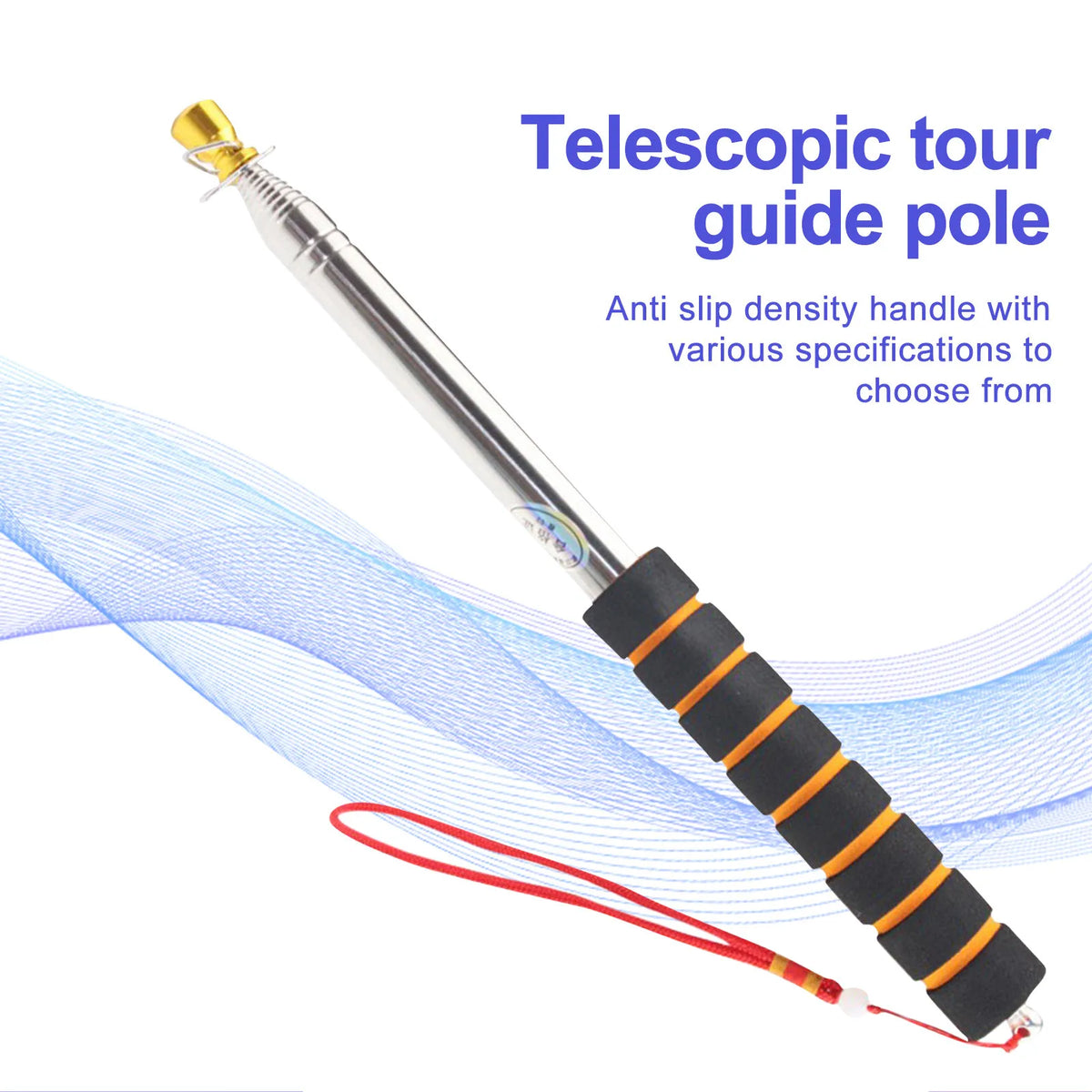 Telescopic Handheld Flag Pole – Portable Stainless Steel Pointer
