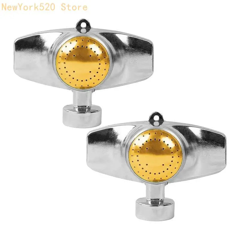 2-Pack 360° Rotating Garden Spot Sprinklers – Zinc Alloy