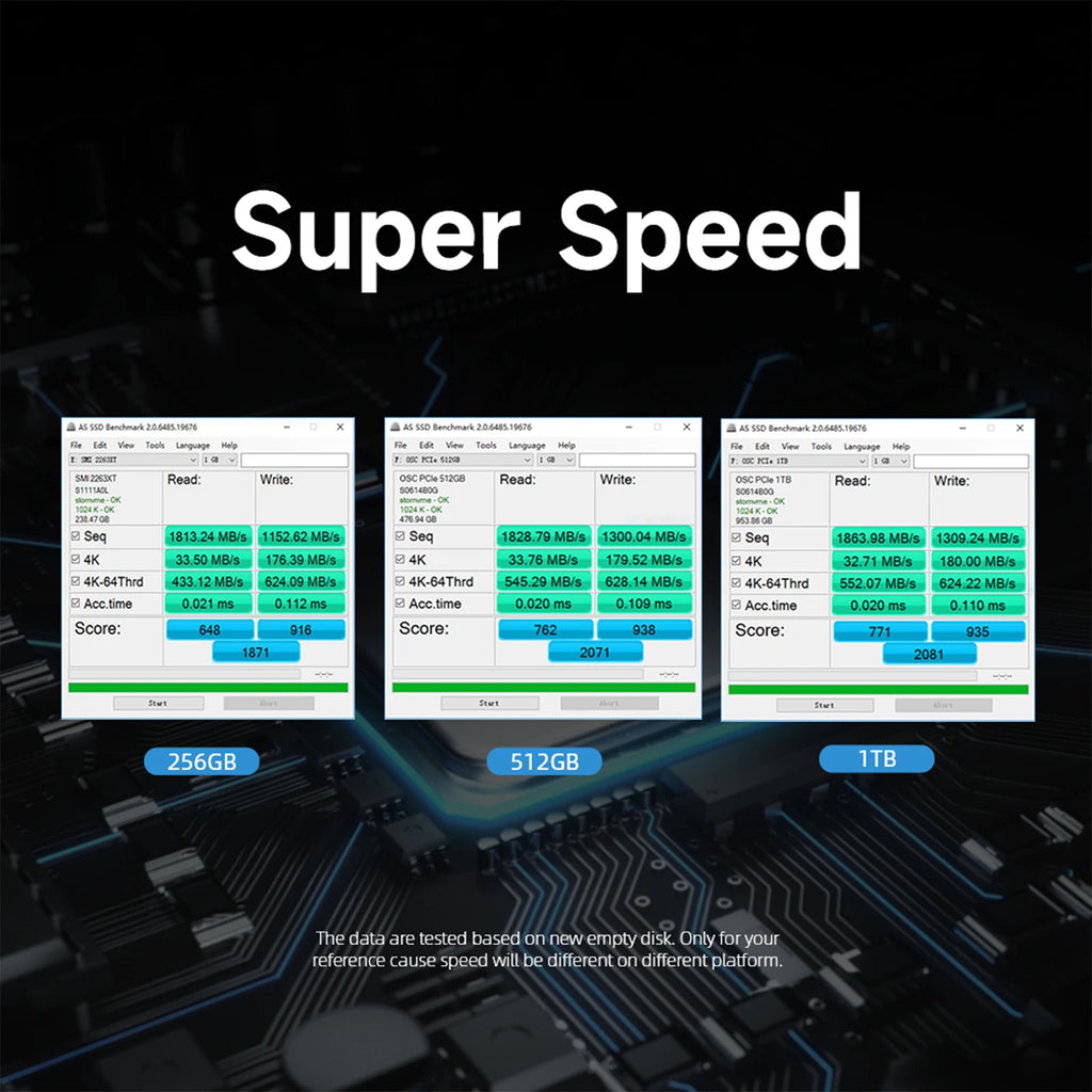 KingSpec M.2 NVMe PCIe 3.0 SSD 256GB–2TB for MacBook Pro & Air