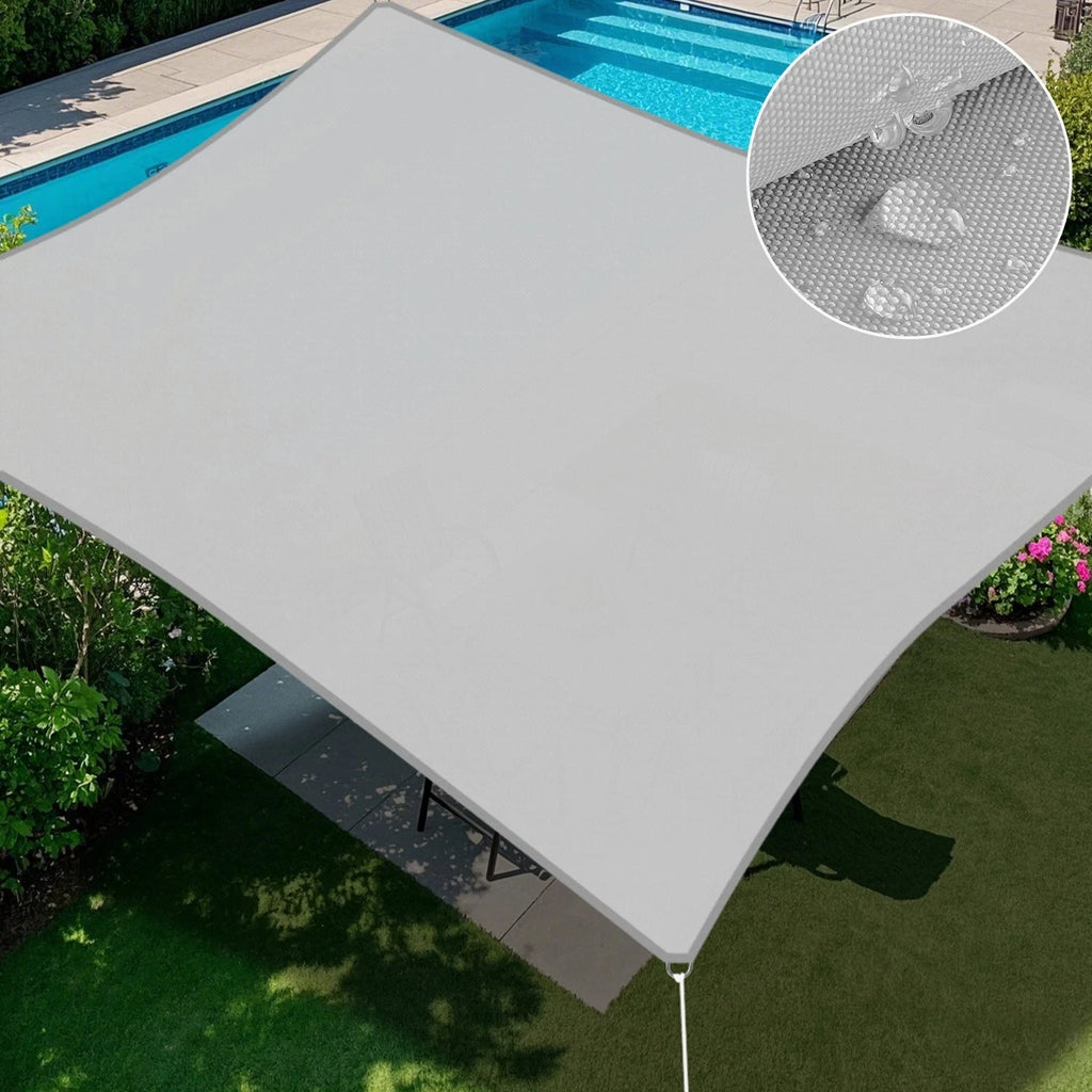 Rectangle Sun Shade Sail – 98% UV Block Waterproof Canopy