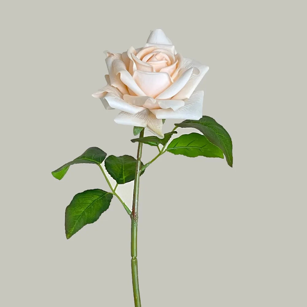 Multicolor Artificial Rose Silk Real Touch Faux Flower 42cm