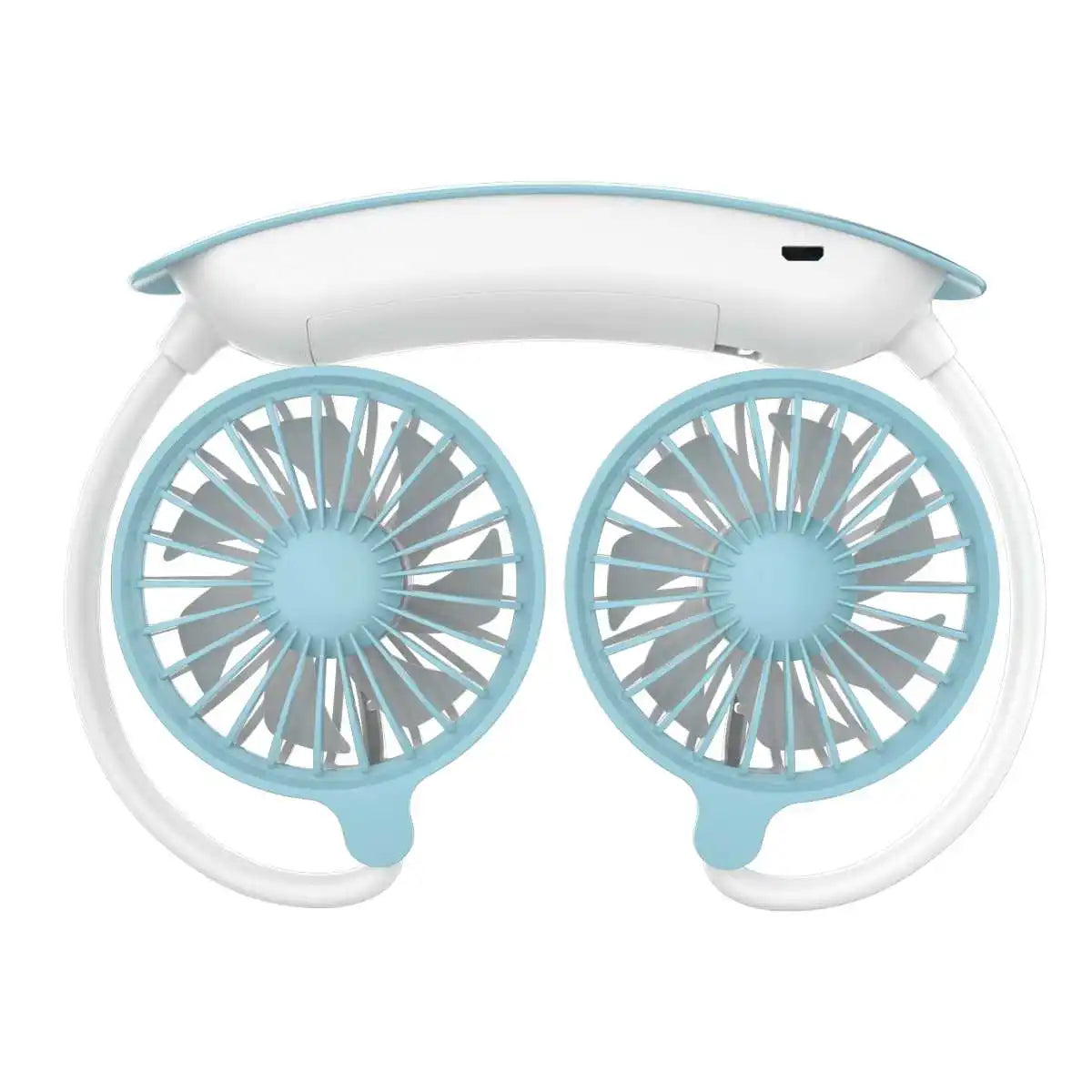 VIBE Portable USB Neck Fan – Foldable 3-Speed Rechargeable