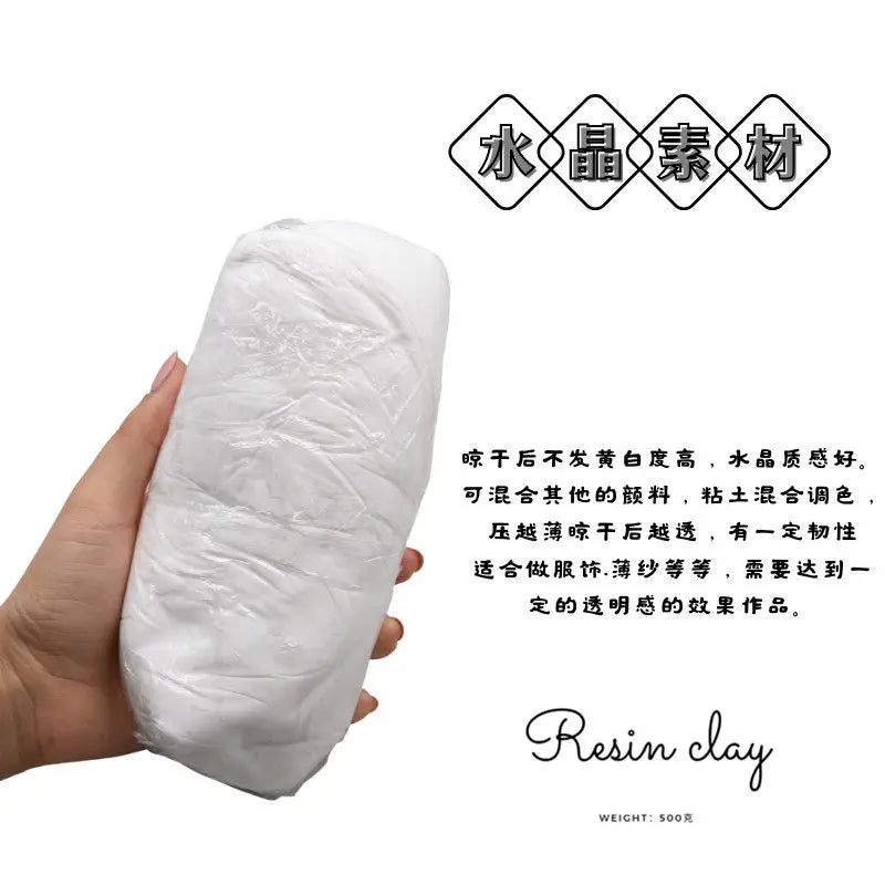 VIBE 500g Crystal Resin Clay – No-Bake DIY Floral Art