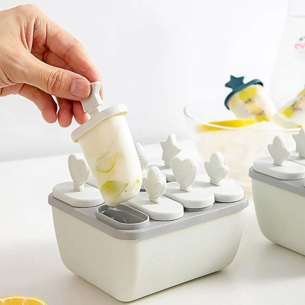 Reusable Popsicle Mold with Sticks & Drip Tray – Food Grade