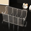 Transparent Belt & Tie Storage Box – 4-Compartment Organizer