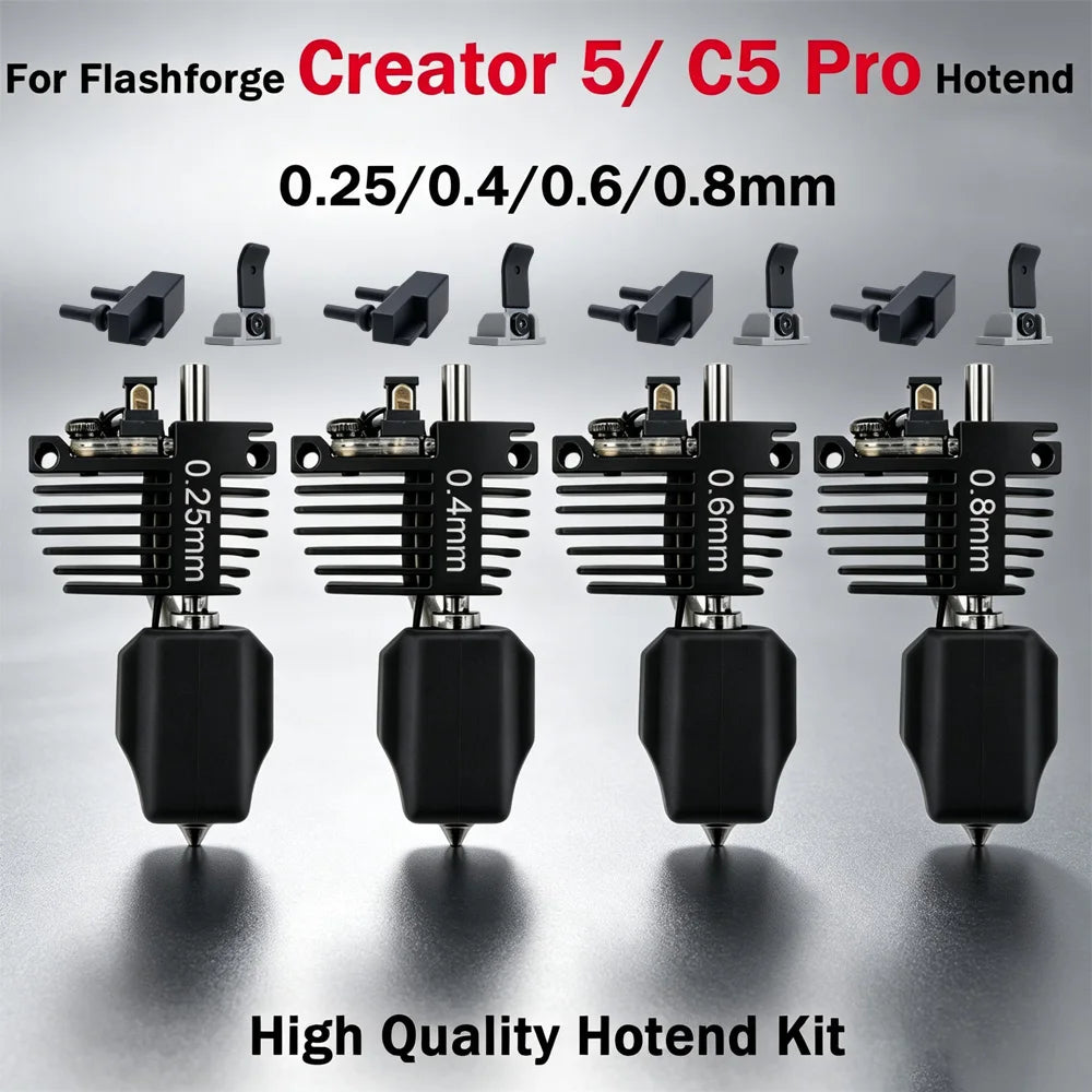Flashforge Creator 5 / 5 Pro Hotend Nozzle Quick-Swap Kit