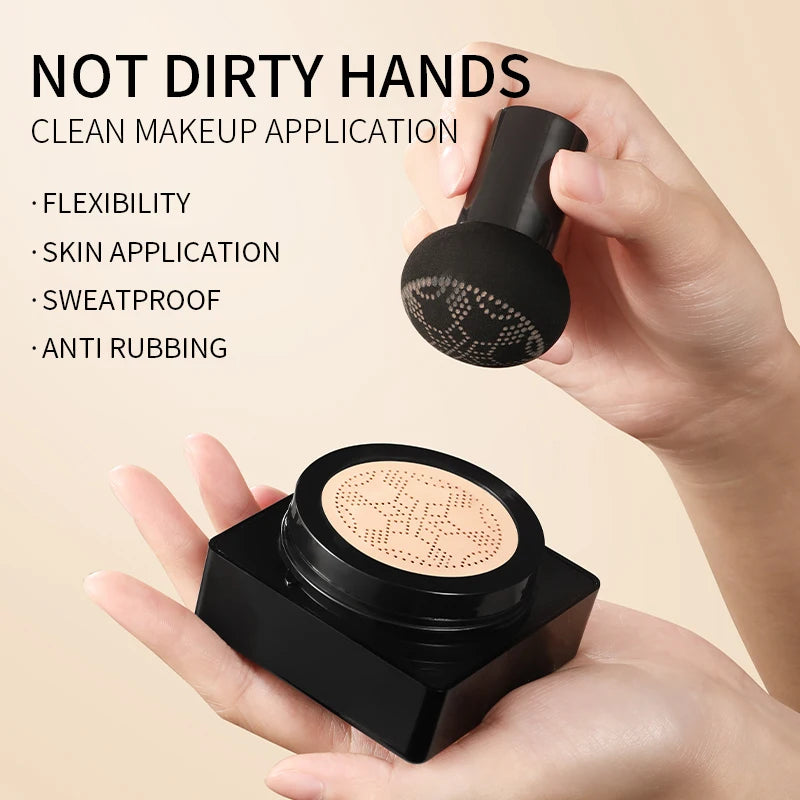 Mushroom Cushion BB Cream Foundation – Lightweight & Long-Lasting