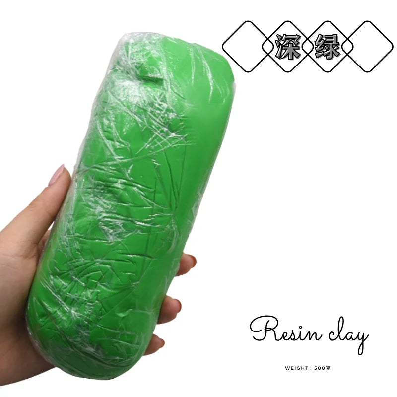 VIBE 500g Crystal Resin Clay – No-Bake DIY Floral Art