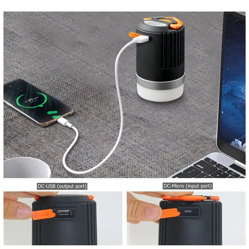 VIBE Rechargeable LED Camping Lantern with Remote Control