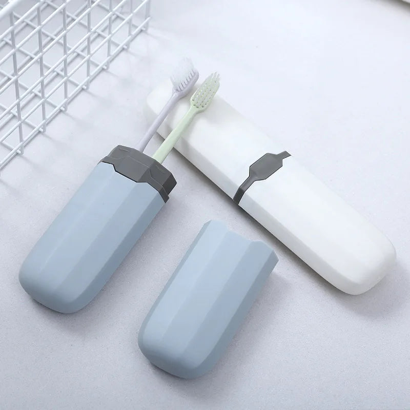 Multifunctional Travel Toothbrush Storage Box Organizer