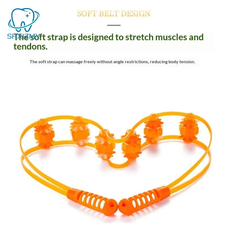 Multi-Function Massage Roller Strap – Back, Neck & Shoulder