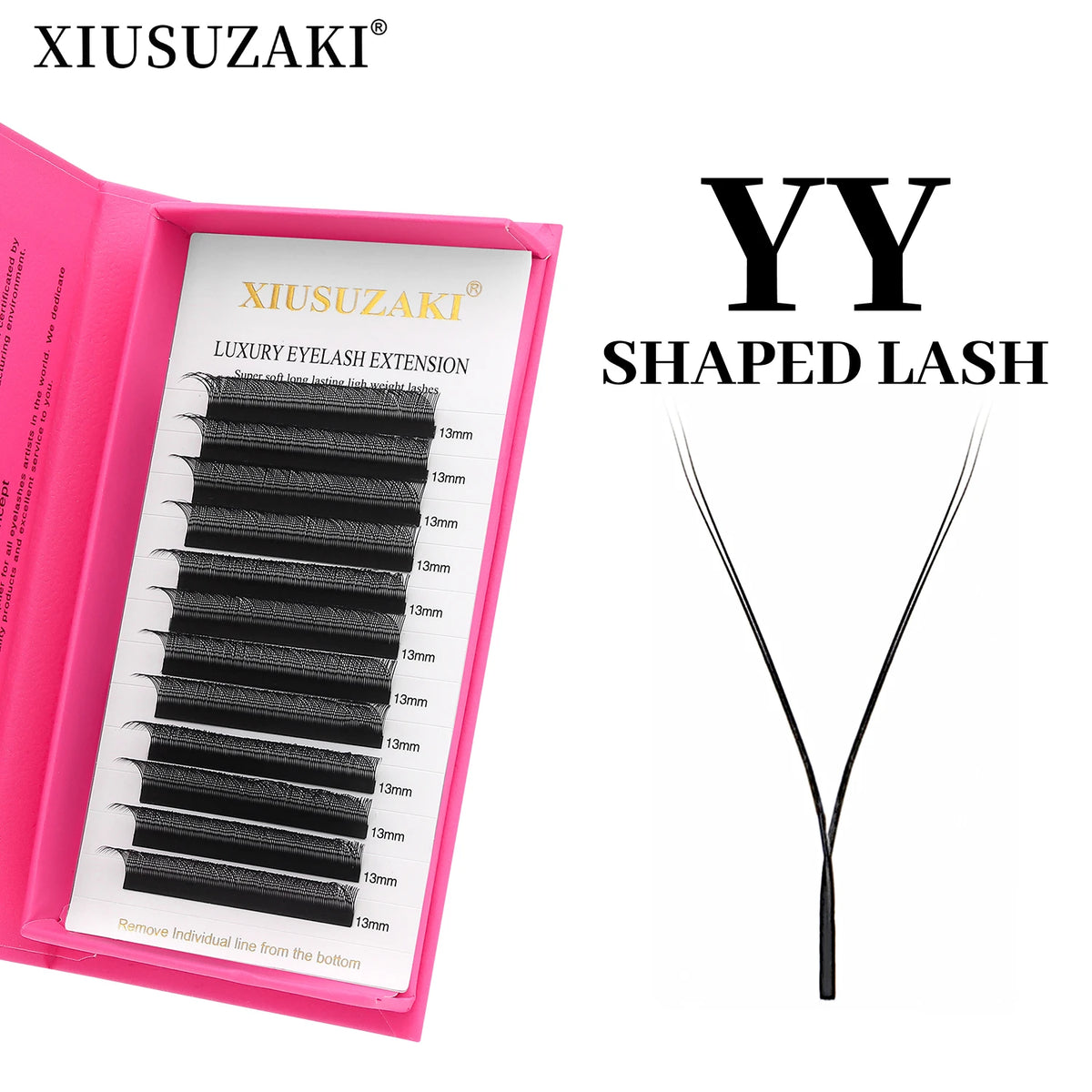 XIUSUZAKI W-Shape Premade Fan Lash Extensions 2D–8D YY