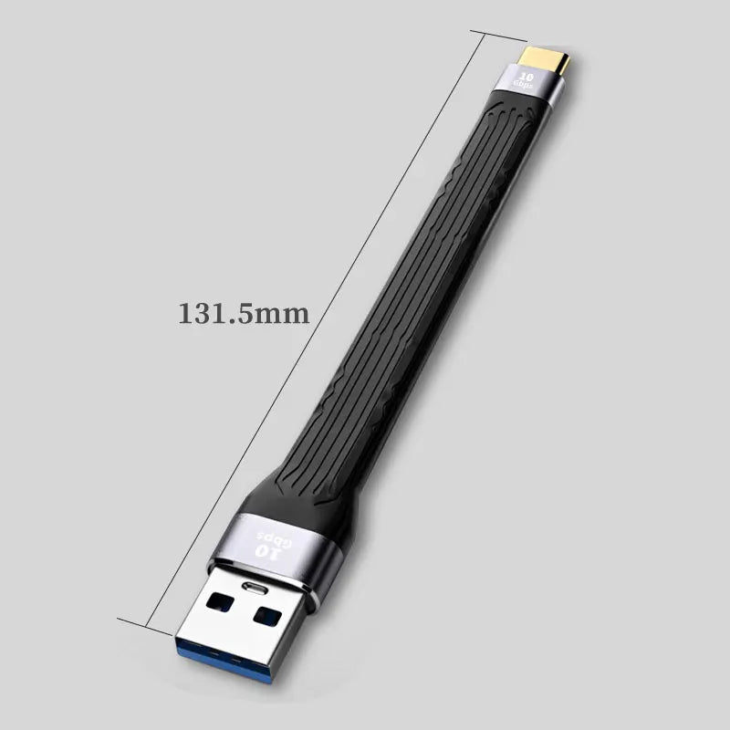 VIBE USB-A to USB-C 10Gbps Fast Charging Cable 13cm