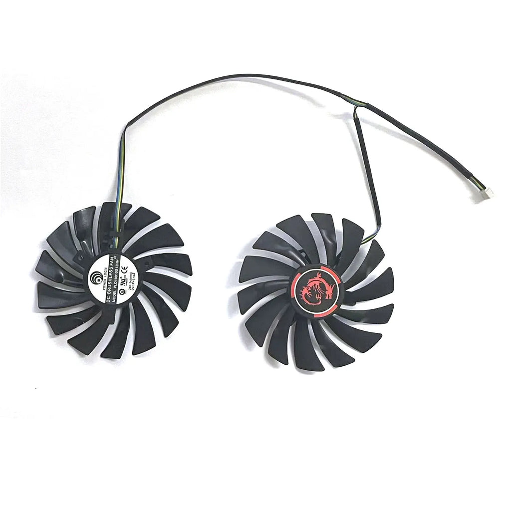 MSI GTX 980Ti 960 GPU Replacement Fan 95mm 4-Pin PLD10010S12HH