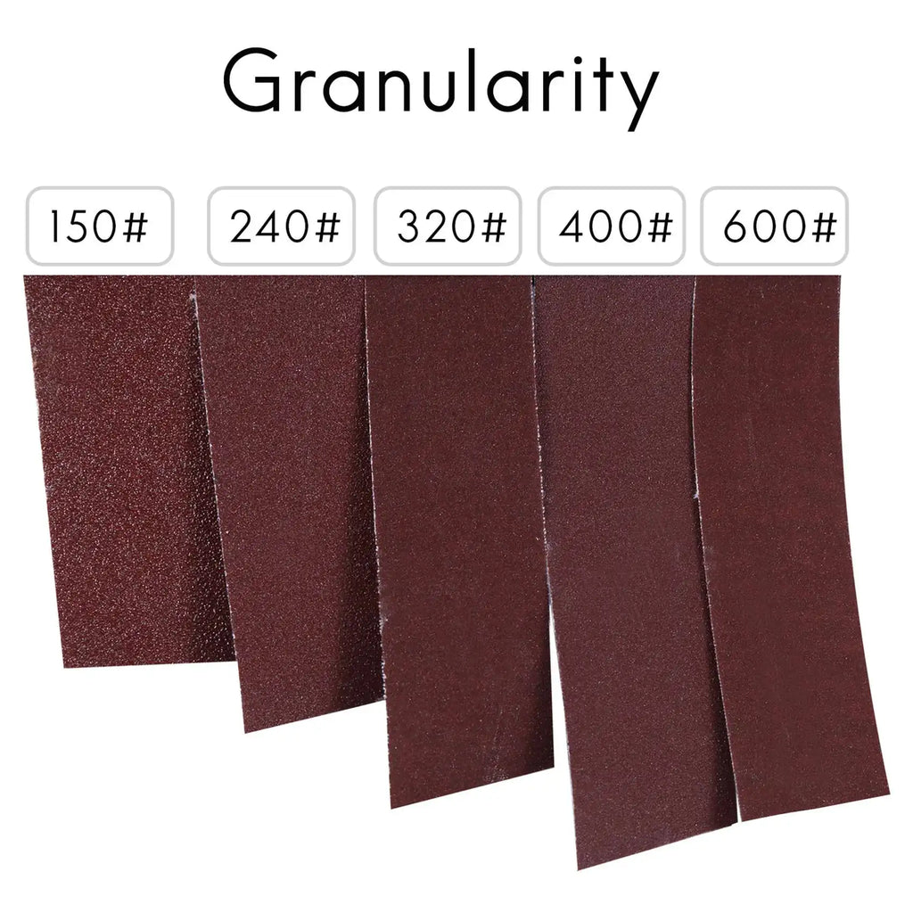 5-Pack 6M Sandpaper Emery Cloth Rolls 150–600 Grit | Wood Metal