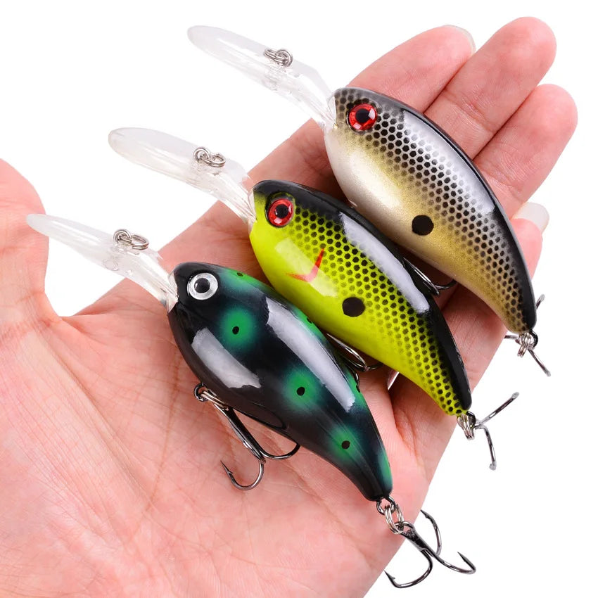 Mini Crank Fishing Lure Set 3/5/8PCS – Swimbait Minnow Wobble