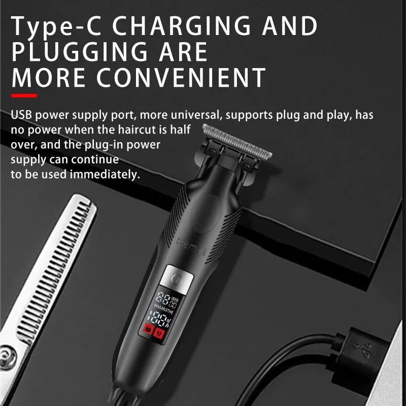 Kemei KM-2284 Cordless Zero-Gap Hair Trimmer & Clipper