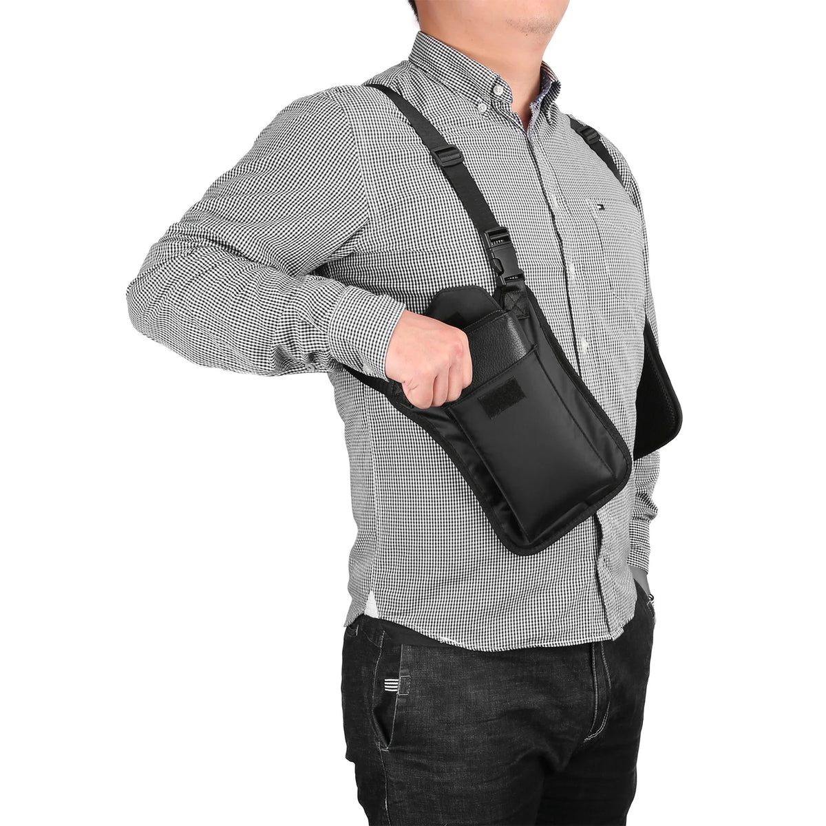 Anti-Theft Underarm Shoulder Holster Bag – Concealed Carry