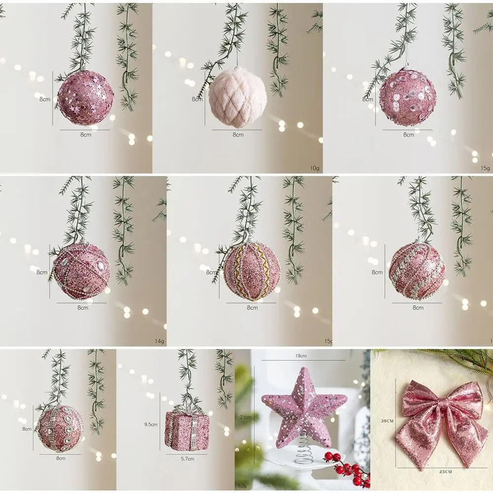 Pink Shatterproof Christmas Ball Ornaments – DIY Foam Xmas Decor
