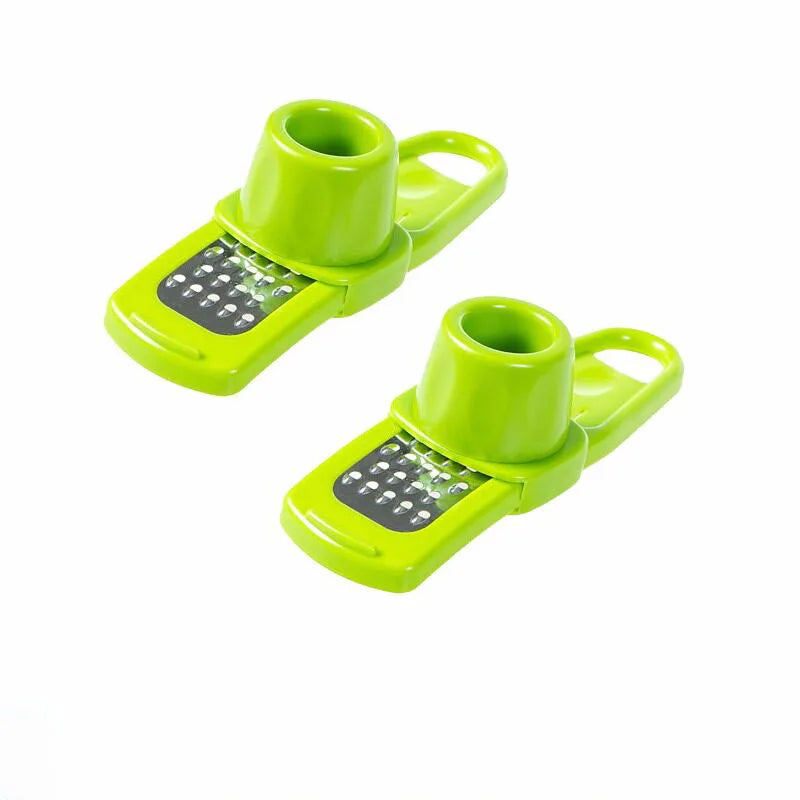 Garlic Press & Ginger Grinder – Stainless Steel Kitchen Tool