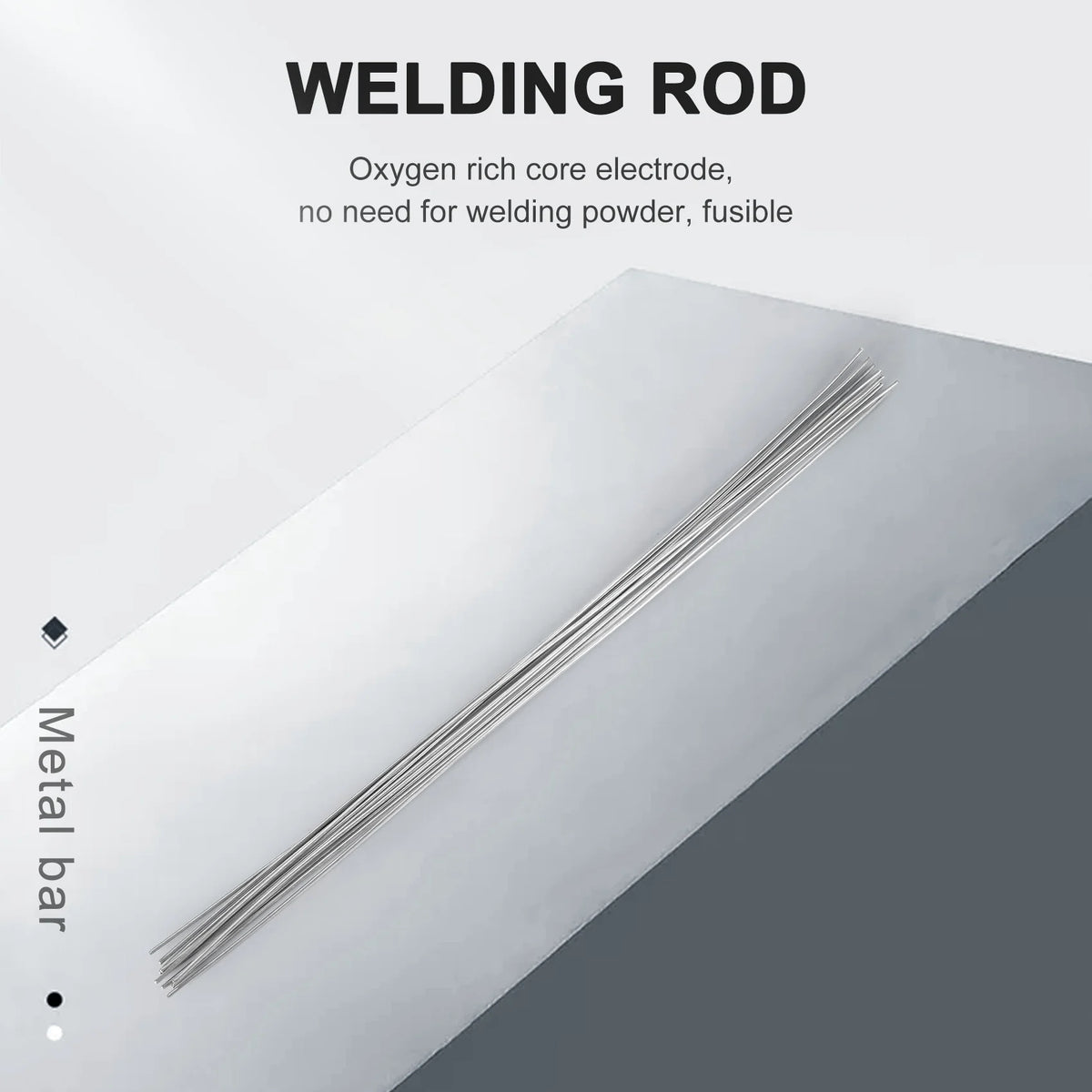 Universal Flux-Cored Welding Rods – Aluminum Copper Steel 10 Pcs