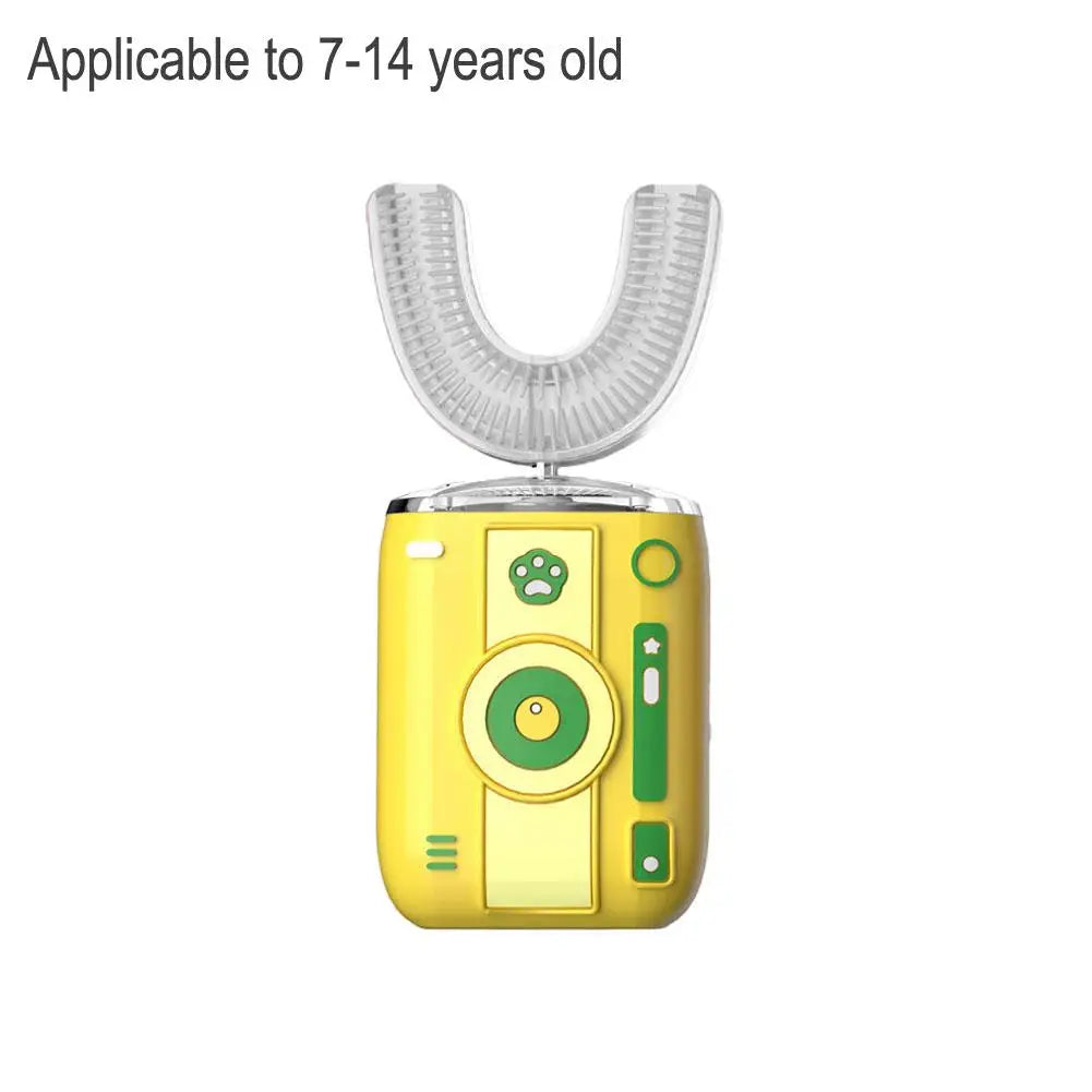 U-Shaped Kids Electric Toothbrush | Silicone, USB Charging