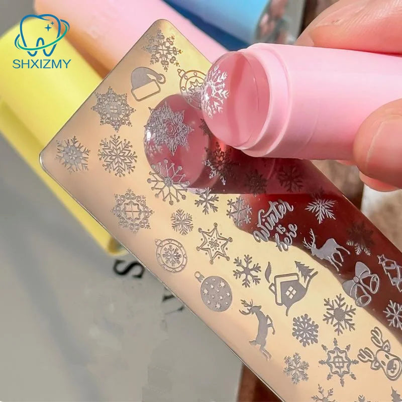 Paw Print Nail Art Stamper & Lint Roller Combo Kit